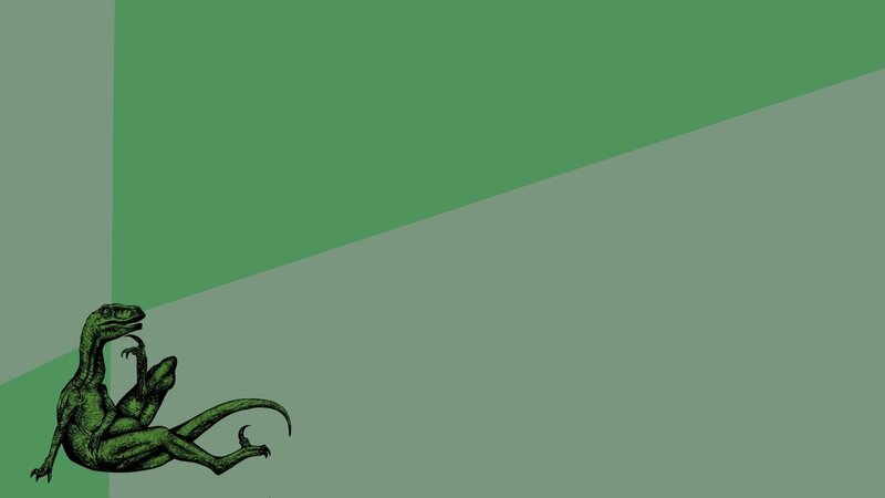 Thinking Dinosaur Illustration