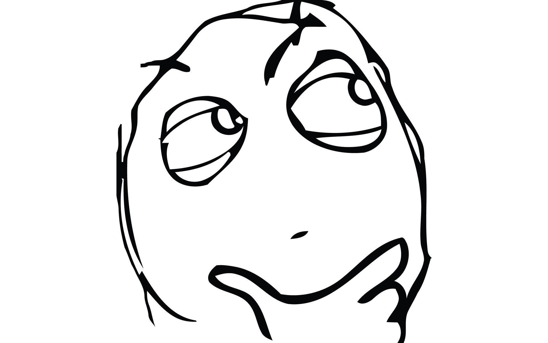 thinking meme face
