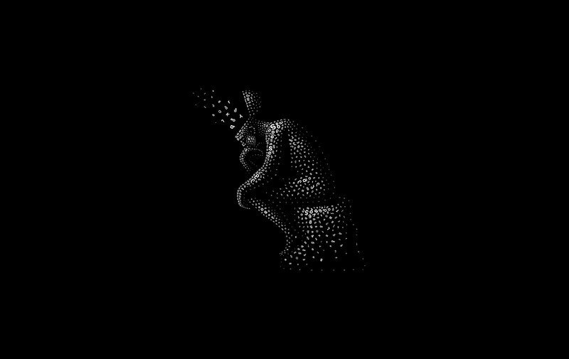 Thinking Person Silhouette