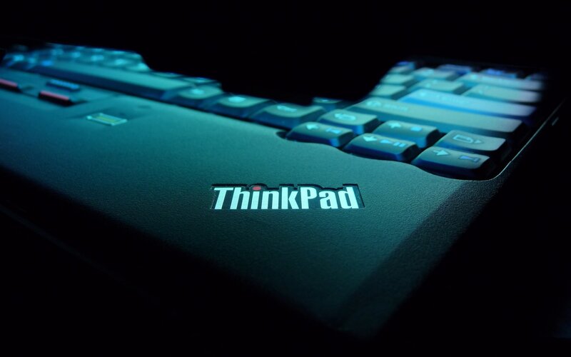 ThinkPad keyboard close-up