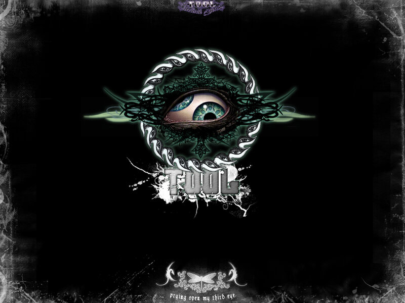 third eye design with band logo