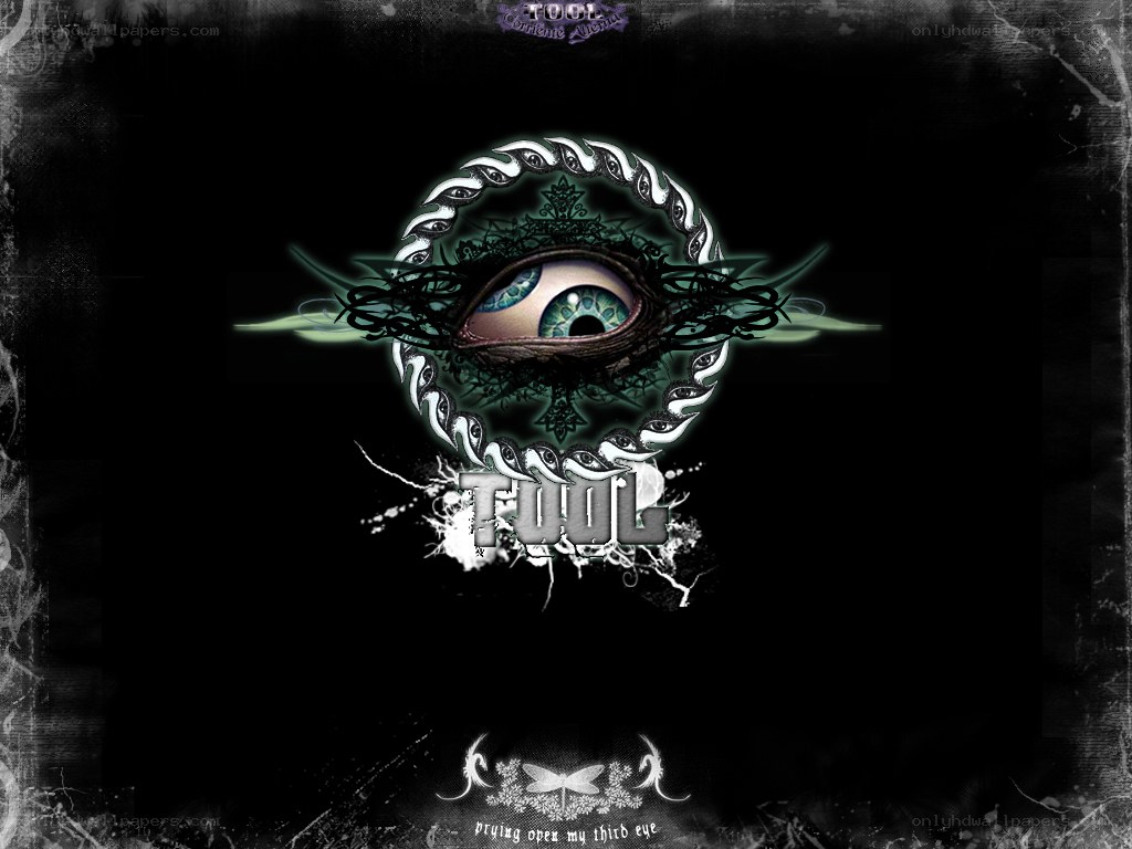 third eye design with band logo