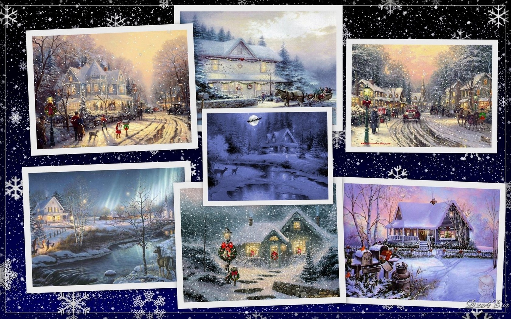 Thomas Kinkade Christmas collection