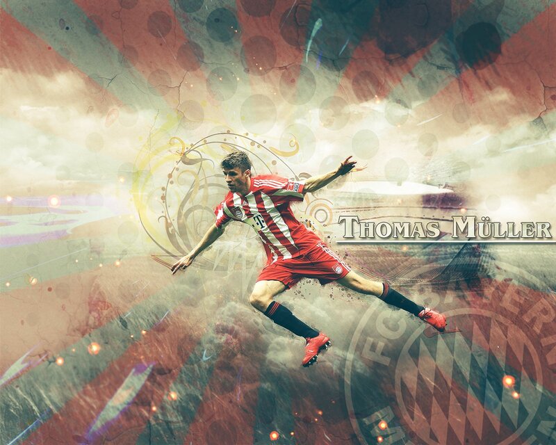 Thomas Muller in action
