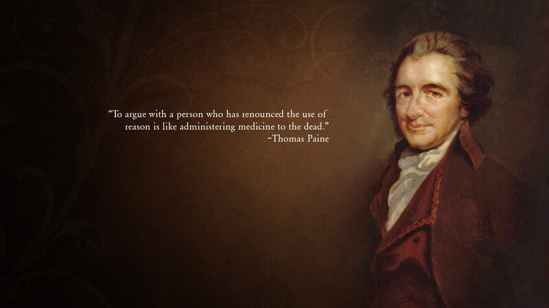 Thomas Paine quote portrait