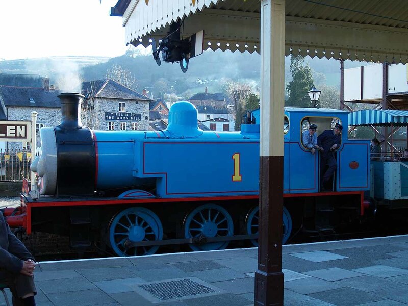 Thomas the Tank Engine at station