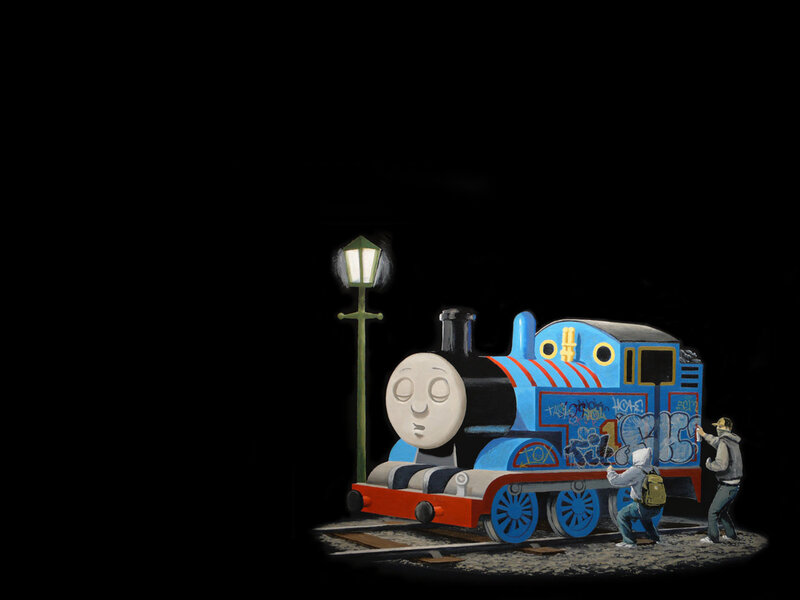 Thomas the Tank Engine Graffiti