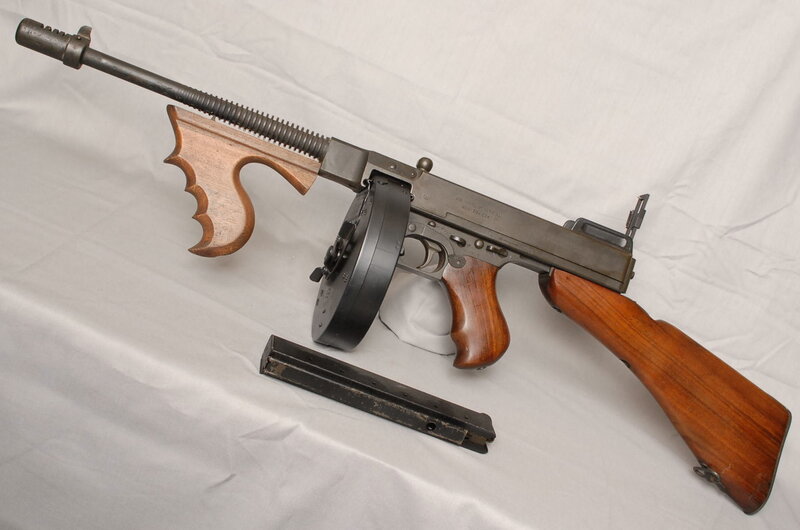 Thompson Submachine Gun — Brown