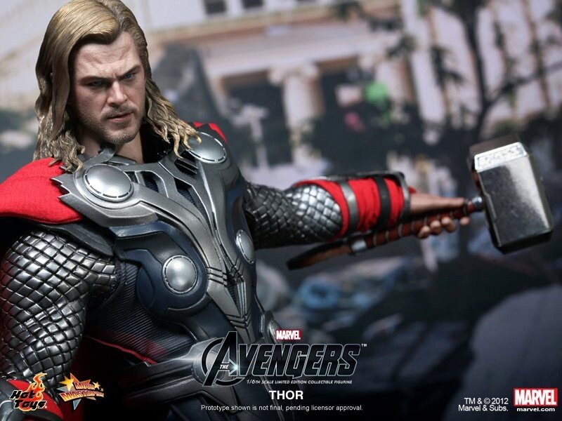 Thor Action Figure — Gray