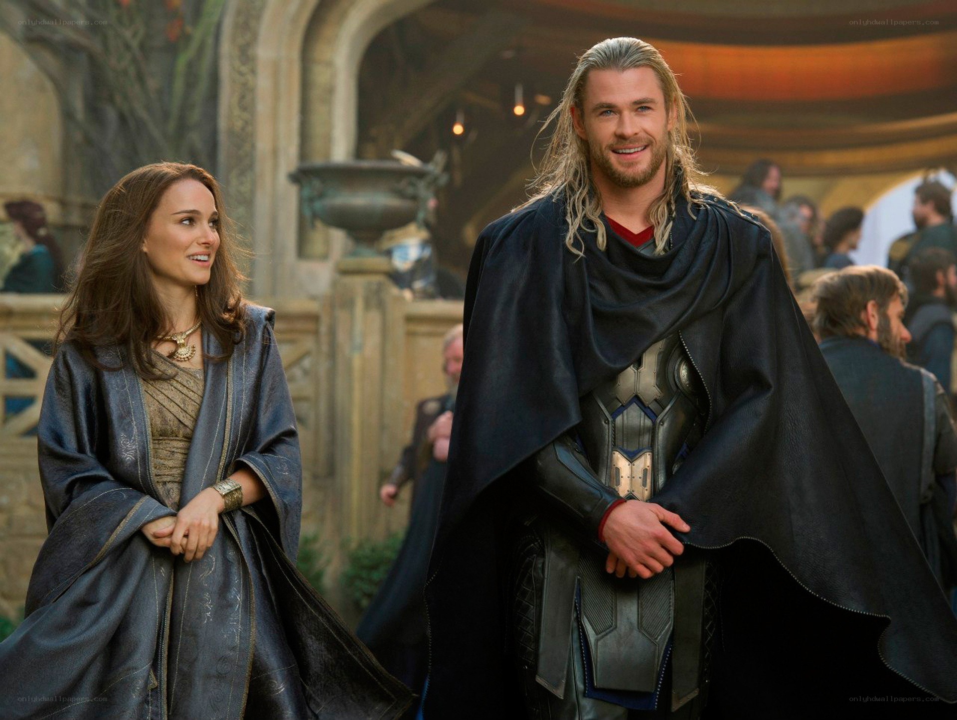 Thor and Jane in Asgard