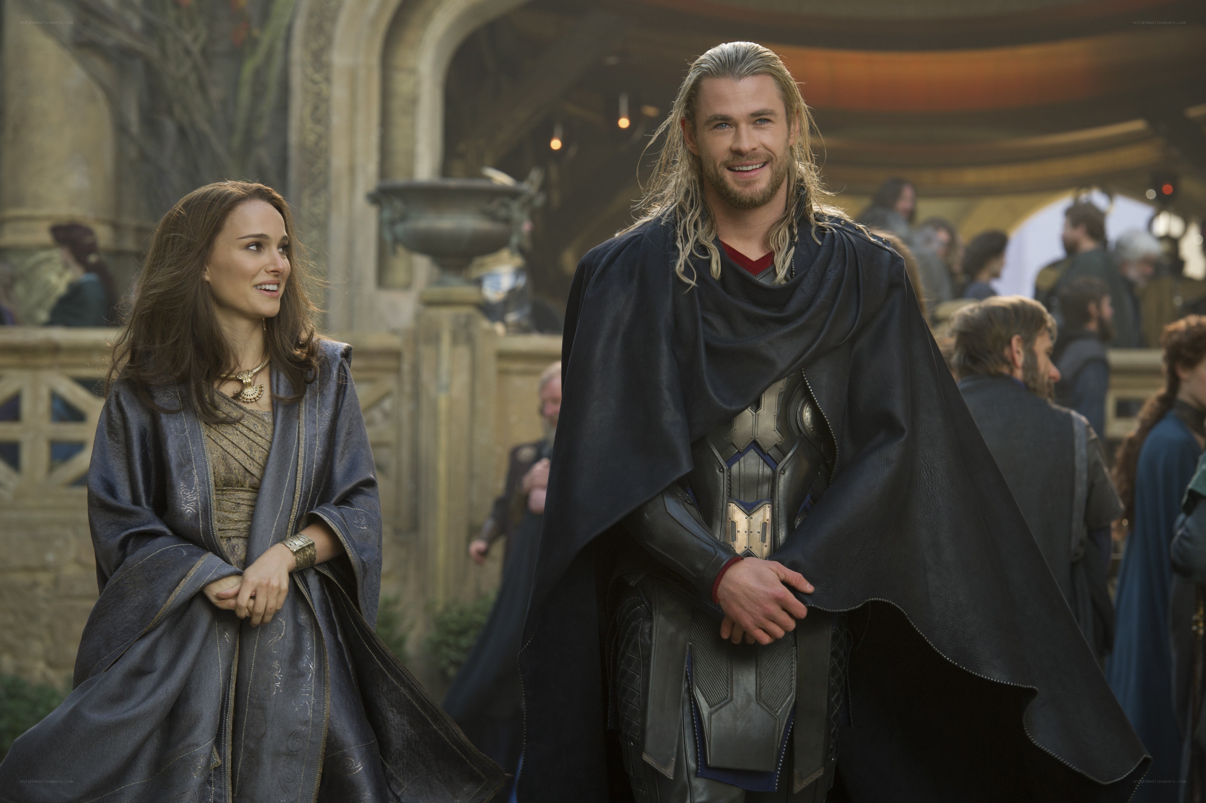 Thor and Jane in Asgard