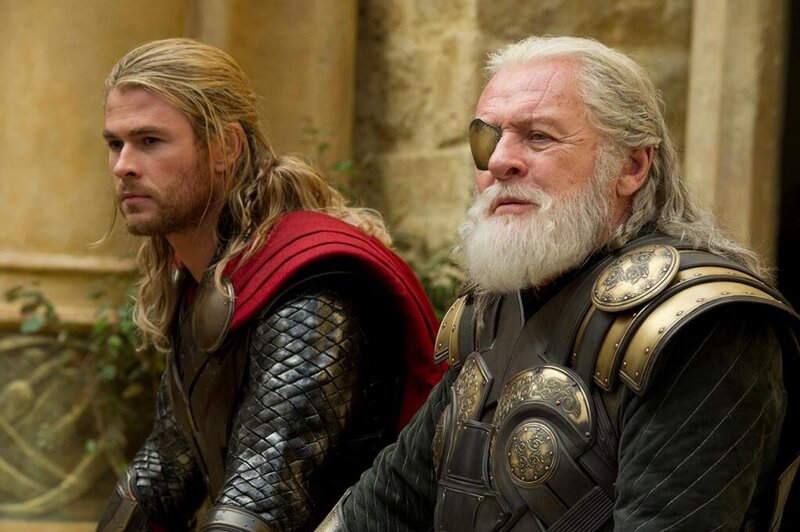 Thor and Odin in Armor — Brown