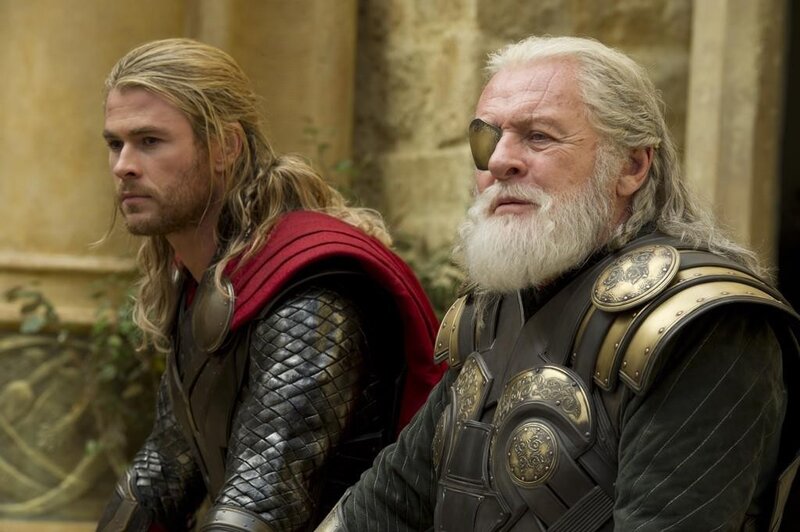 Thor and Odin in Asgard