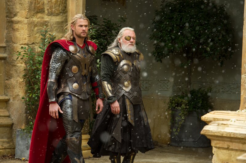 Thor and Odin Walking