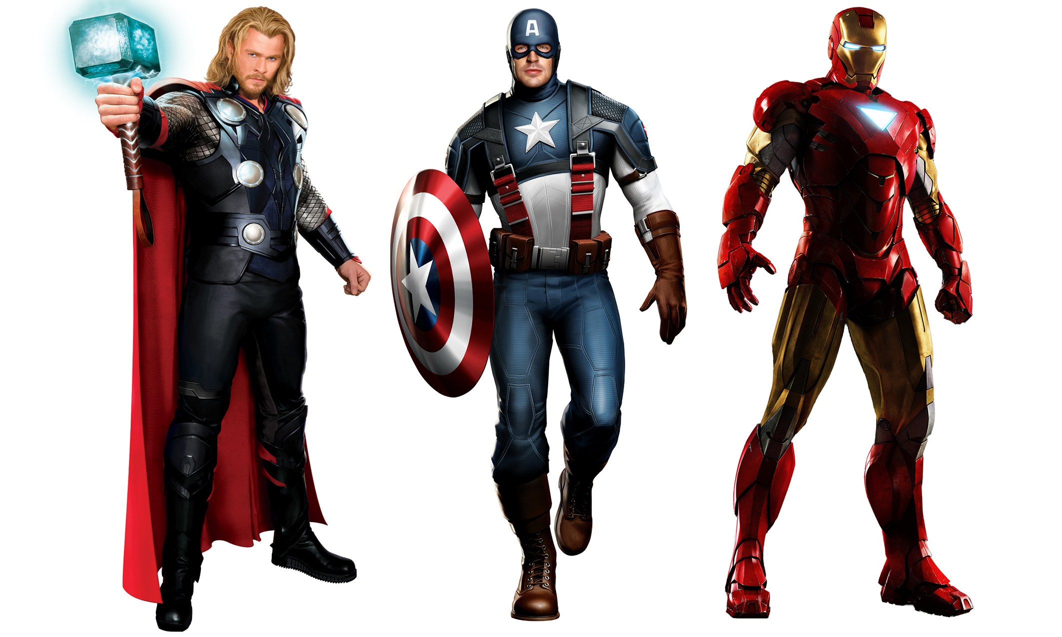 Thor Captain America Iron Man