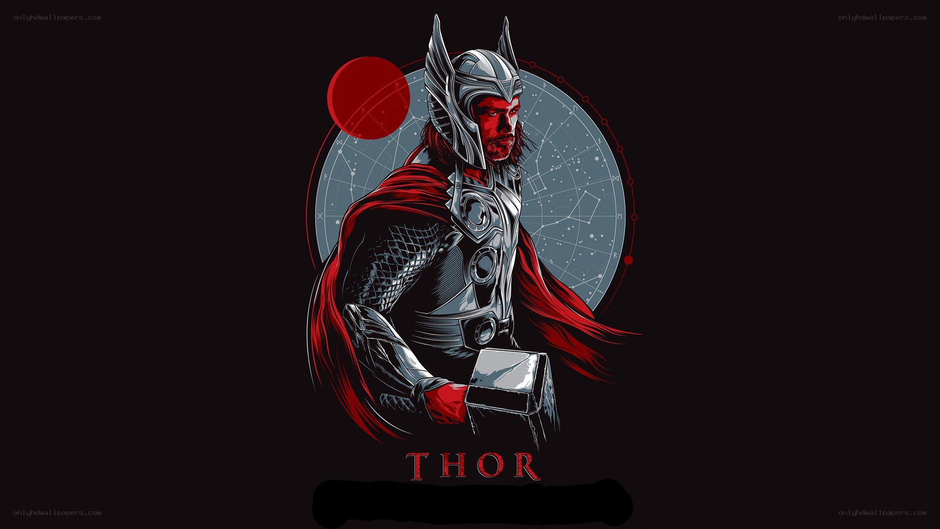 Thor character illustration
