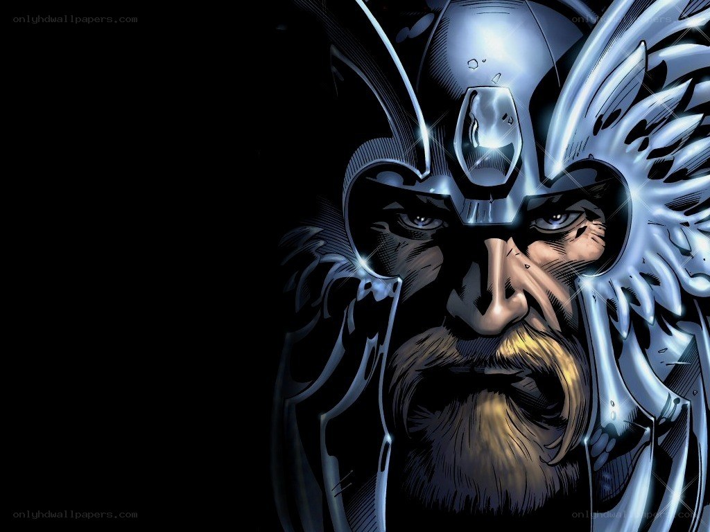 Thor comic book portrait