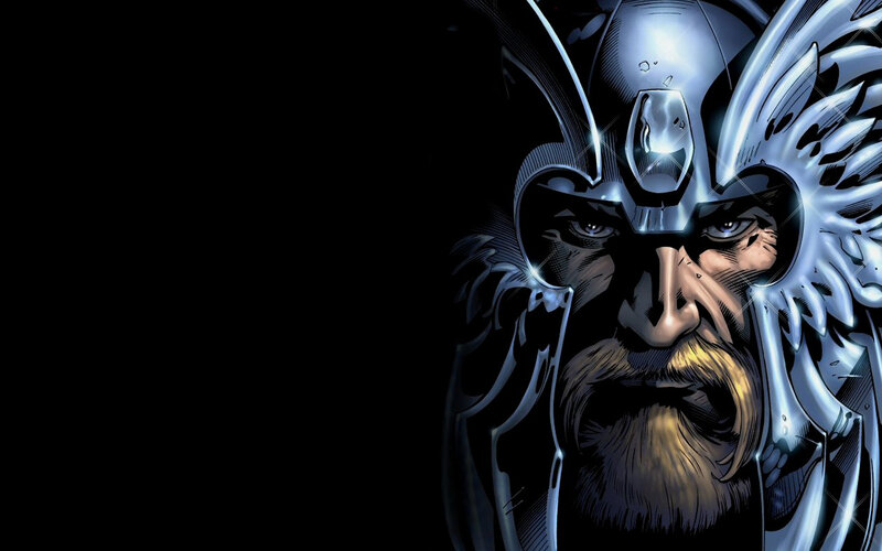 Thor comic book portrait