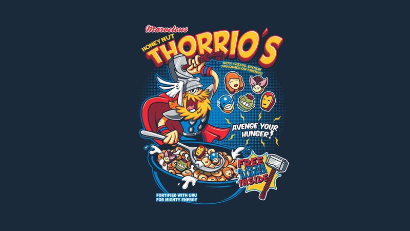 Thor Eating Cereal