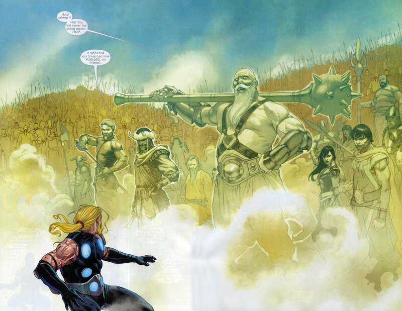 Thor faces Valhalla's army