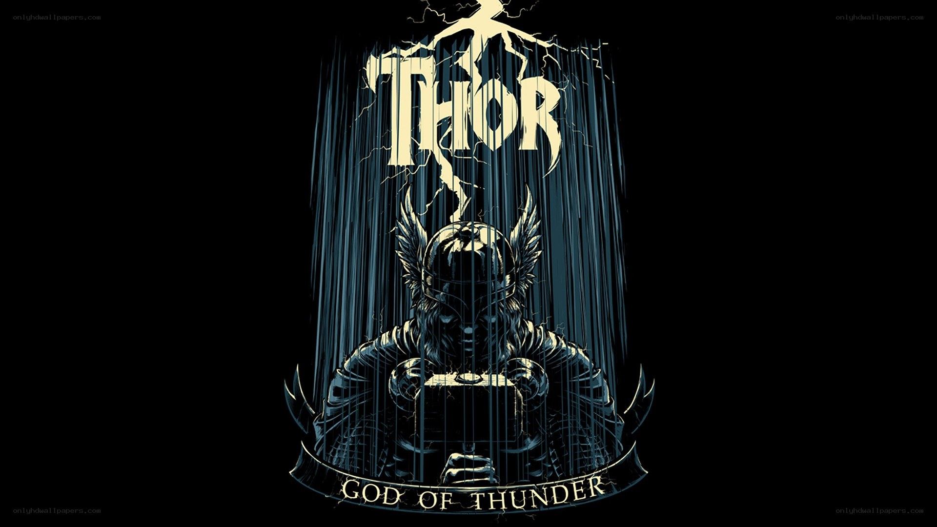 Thor God of Thunder artwork