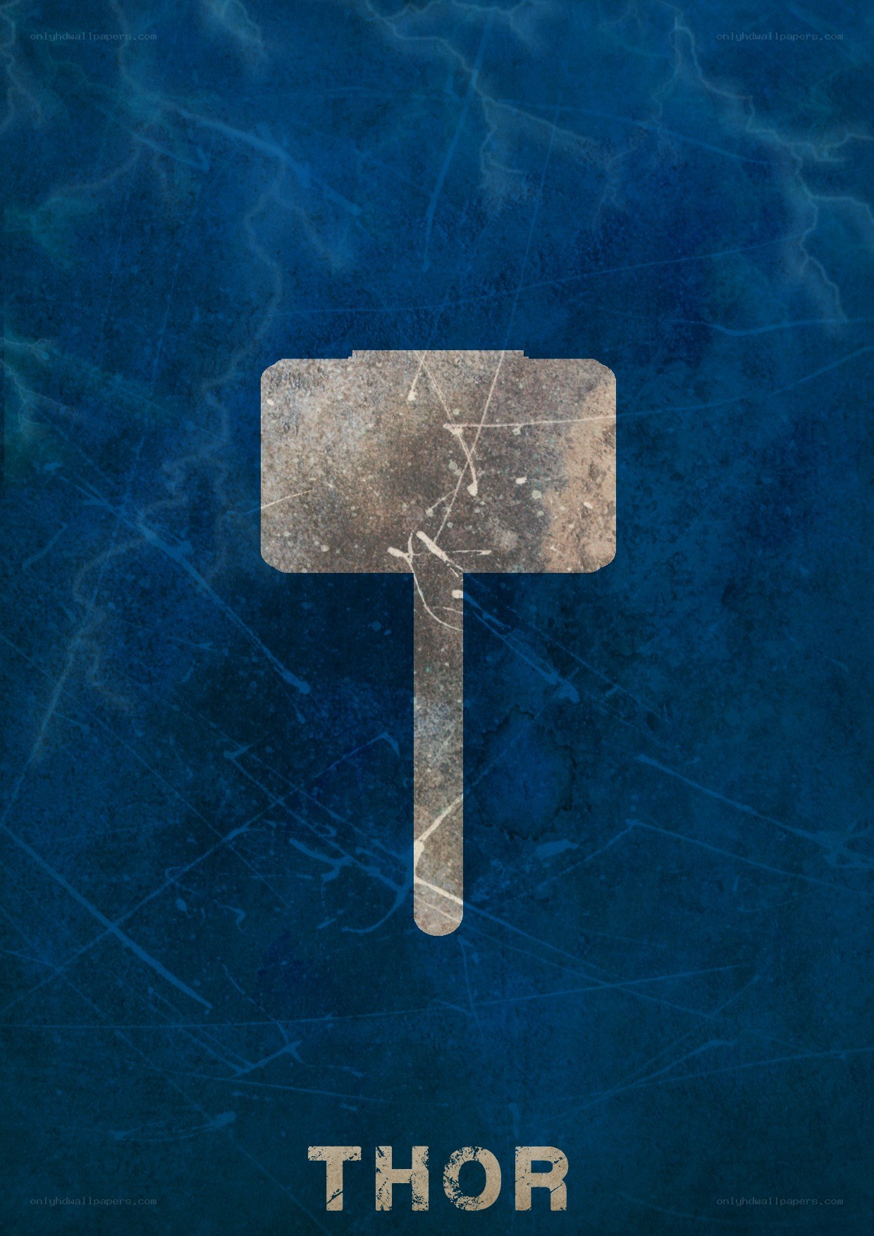 Thor hammer poster