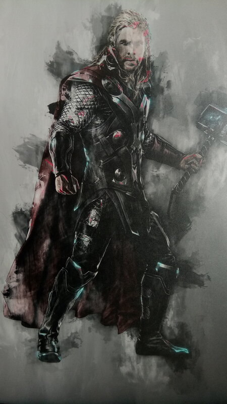 Thor Holding a Hammer