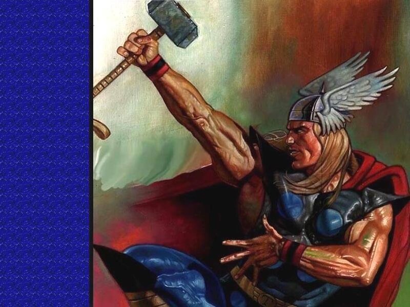 Thor Holding Hammer — Blue