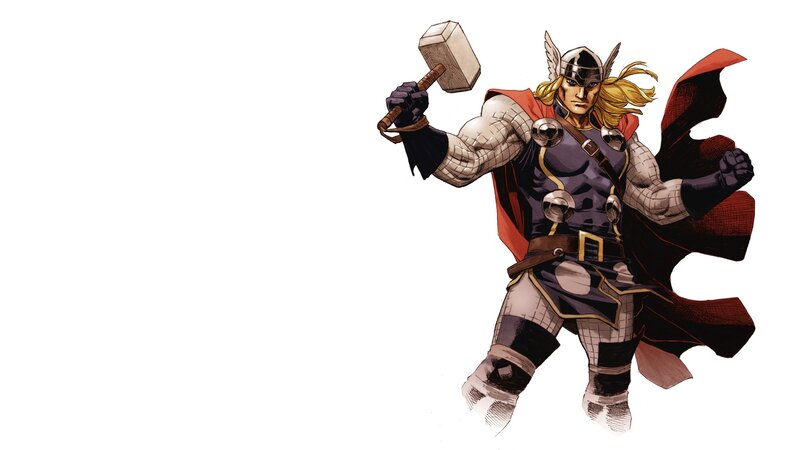 Thor Holding Hammer — Red, Heroic