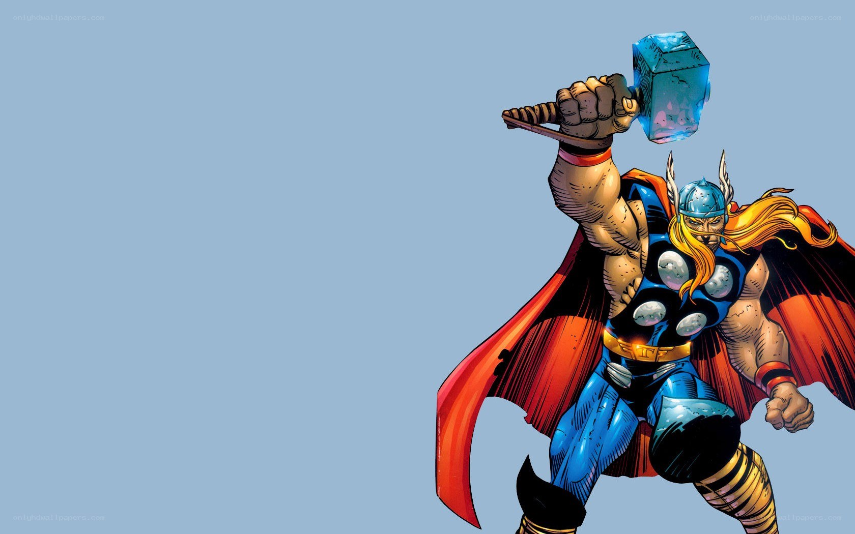 Thor holding Mjolnir