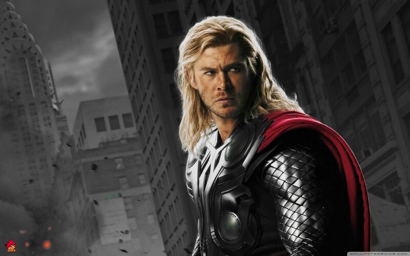 Thor in Armor — Black, Dramatic, Photograph, City