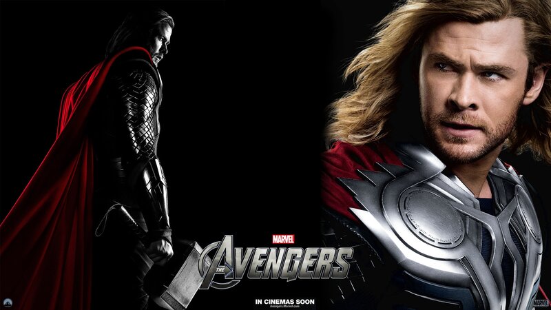 Thor in Armor — Black, Dramatic, Photograph