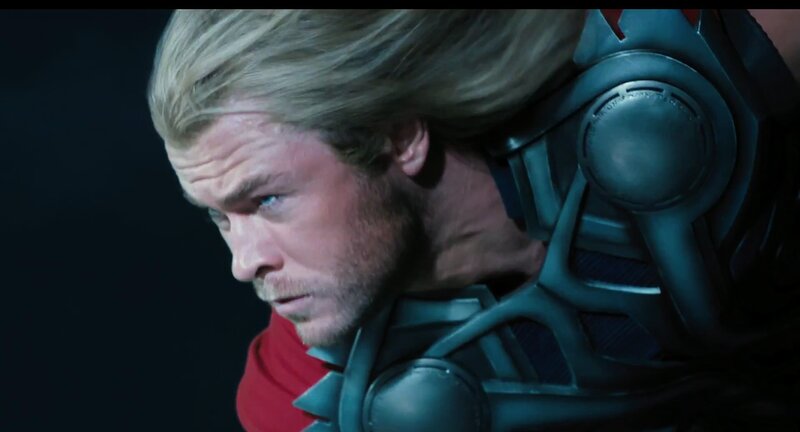 Thor in armor close-up