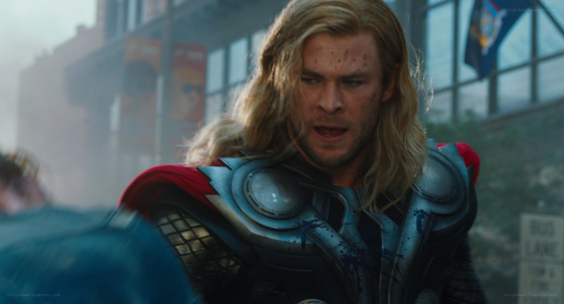 Thor in battle armor