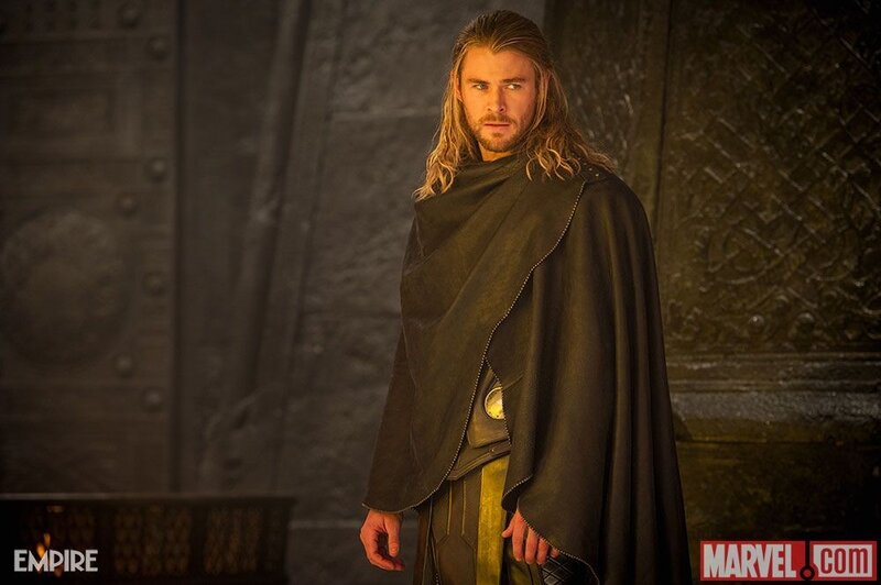 Thor in dark cloak