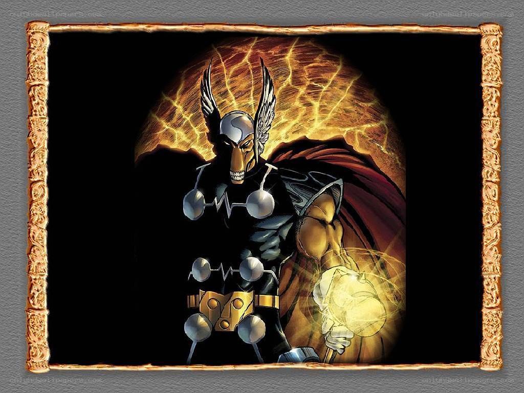 Thor in golden armor