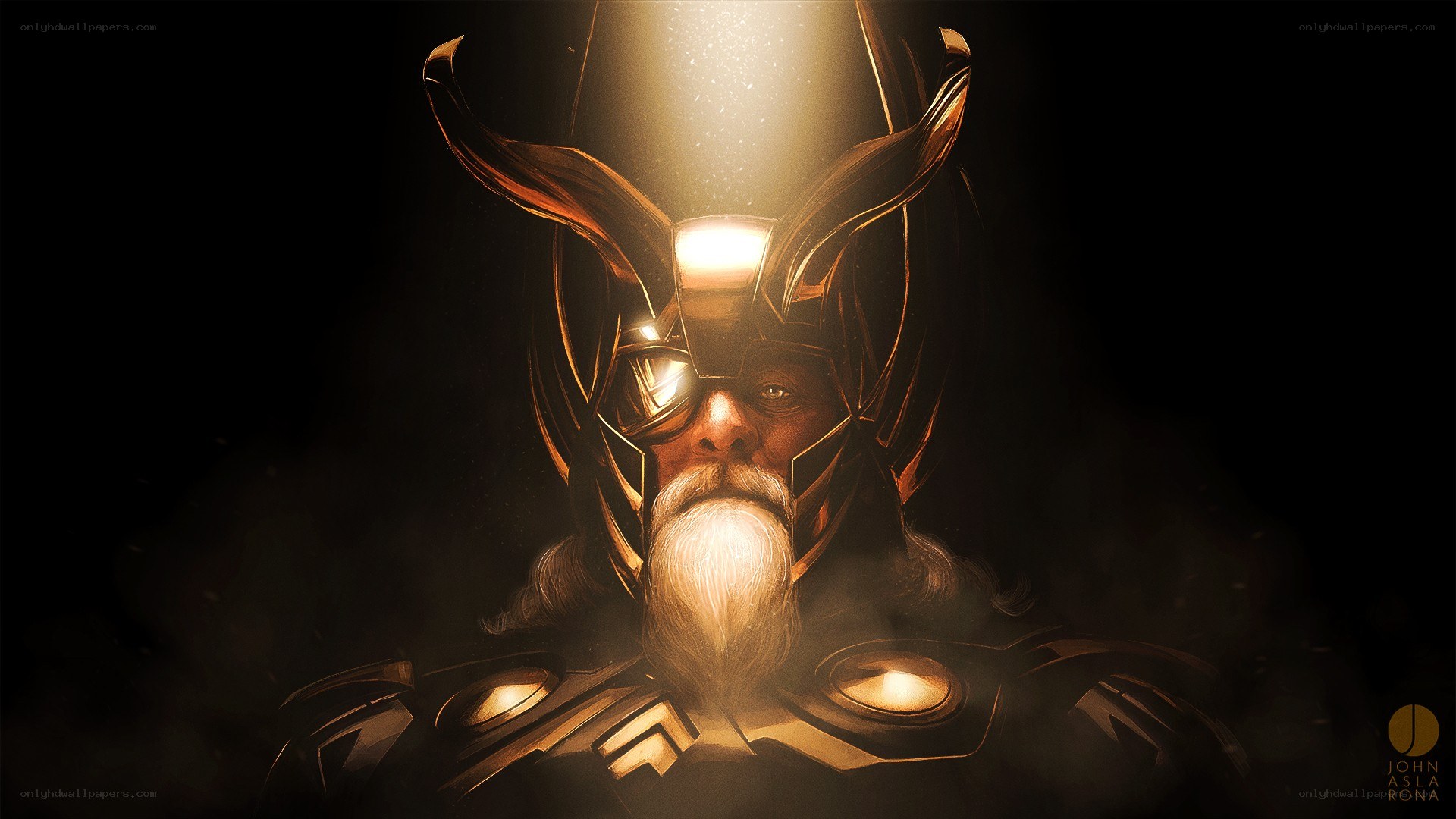 Thor in golden armor