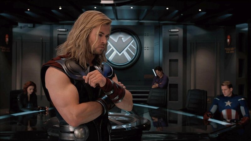 Thor in S.H.I.E.L.D. meeting