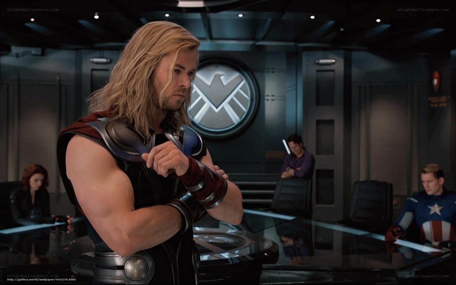 Thor in S.H.I.E.L.D. meeting