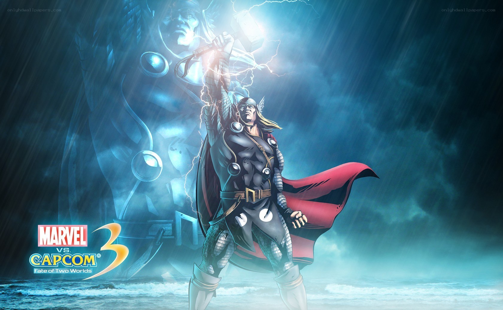 Thor in stormy battle