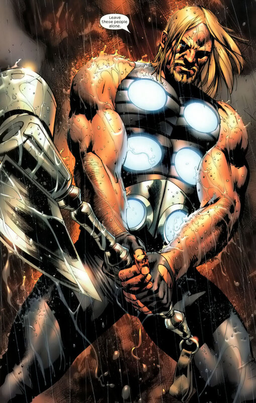 Thor in the rain