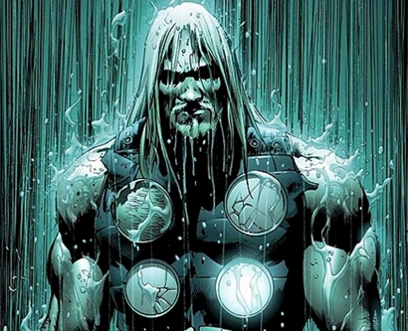 Thor in the rain