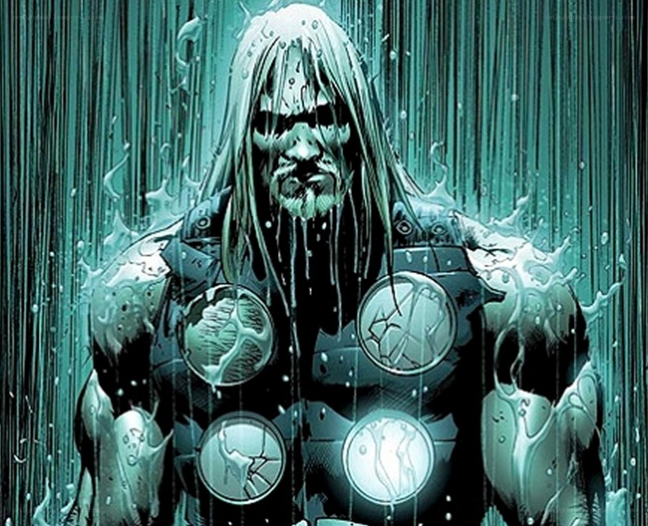 Thor in the rain