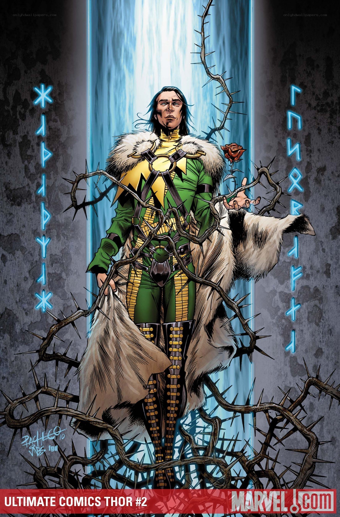 Thor in thorny vines