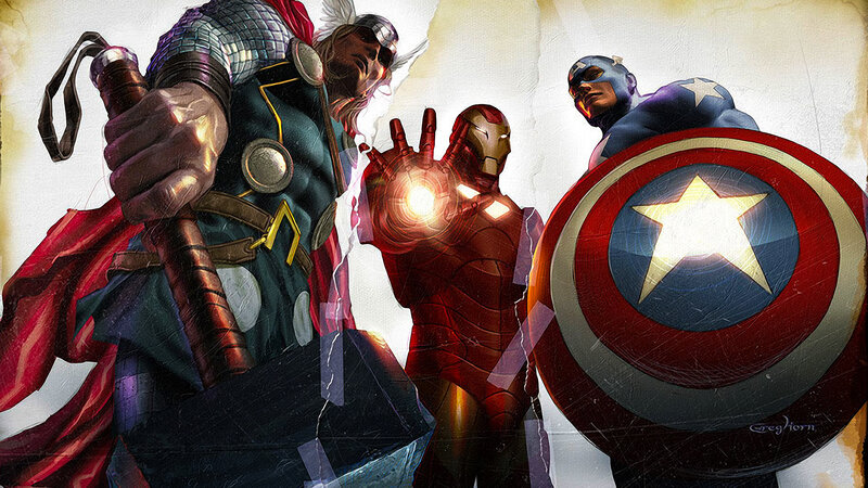 Thor Iron Man Captain America