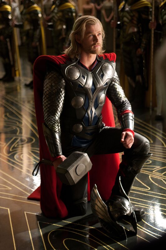 Thor Kneeling on Floor