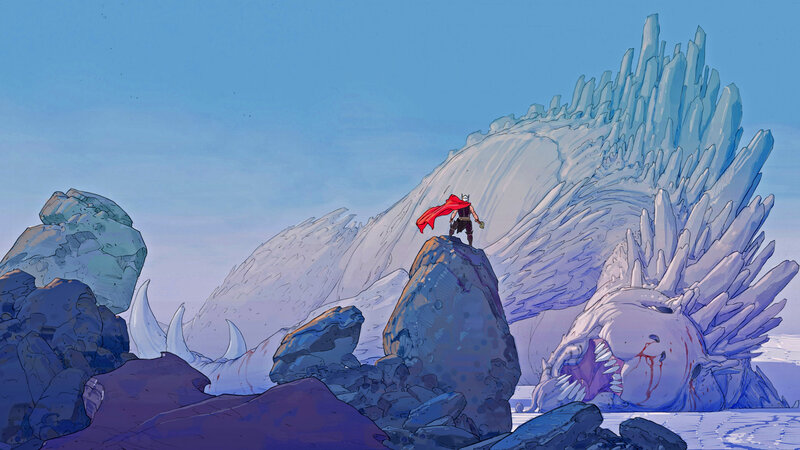 Thor on a Rock