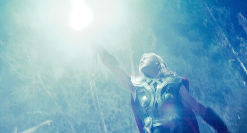 Thor reaching for light