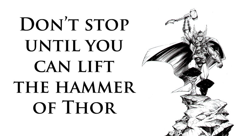 Thor's hammer challenge