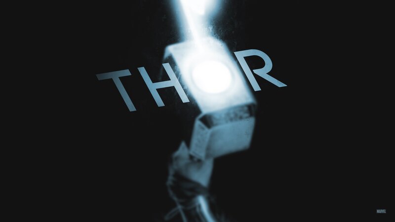 Thor's Hammer Mjolnir — Black, Dramatic